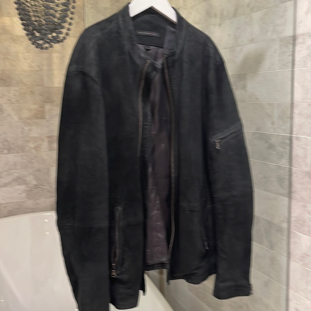 John Varvatos  CAFÉ RACER LEATHER JACKET